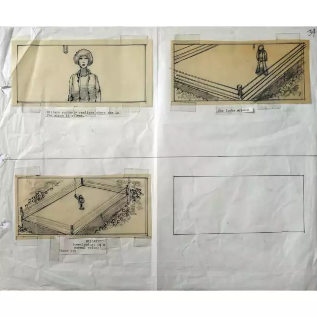 TENDRE COMBAT Storyboard original - 1979 - Barbra Streisand, Howard Zieff, SHERM