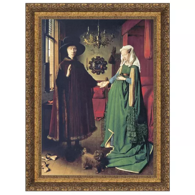 Design Toscano The Arnolfini Marriage, 1434: Canvas Replica Painting: Grande