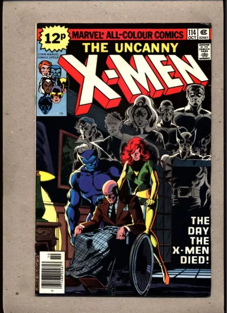 Uncanny X-Men #114_Oct 1978_Very Fine_"The Day The X-Men Died"_John Byrne_Uk!