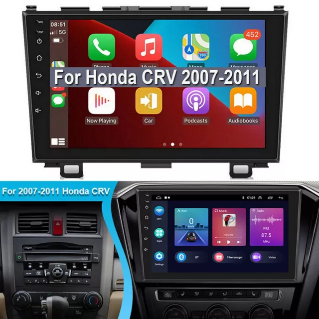 For Honda CRV 2007-2011 Android 12 Car Stereo Radio Carplay GPS Navi Head Unit