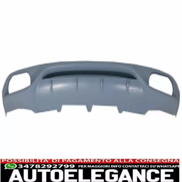 diffusore mantovana paraurti posteriore adatto per audi a4 b8 berlina pre faceli