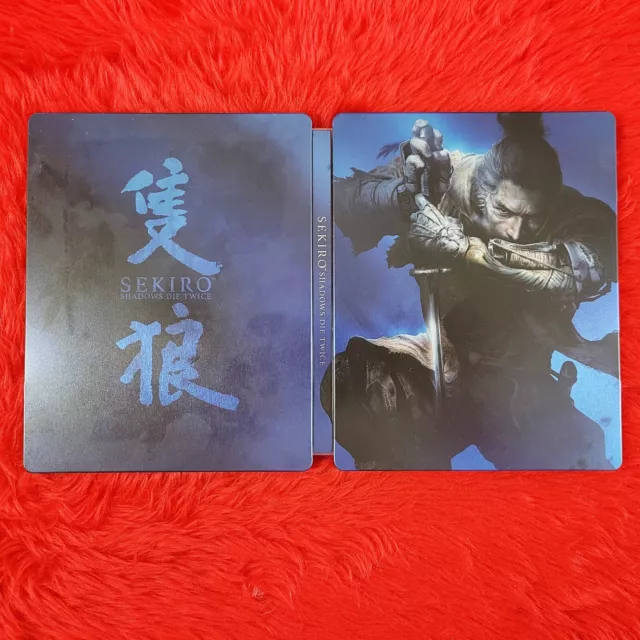 SEKIRO SHADOWS DIE TWICE Steelbook Casing ONLY *NO GAME* (G2 Size PS4/XBOX ONE)