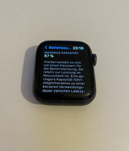 Apple Watch Series 6 - 40mm - Space Grau GPS - Zustand: Gut