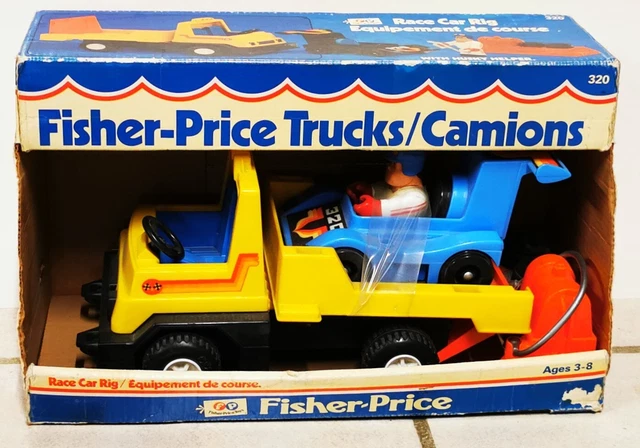 FISHER-PRICE TRUCK / CAMION Race Car Rig / ??quipement De Course - 1979 Neuf EUR 89,00 - PicClick FR