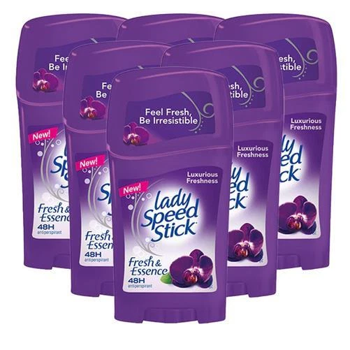 Lady Speed Stick Noir Orchidée Déodorant Frais Naturel Propre Parfumé Lot De 6