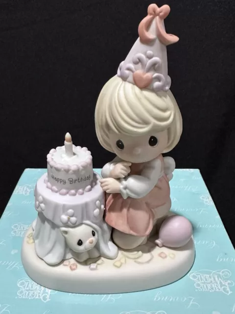 Precious Moments Figurine 630018 Count Each Birthday With A Joyful Smile