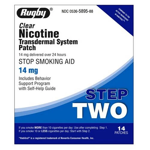 Nicotine Transdermique Patch Transparent 14 Patches 14 MG