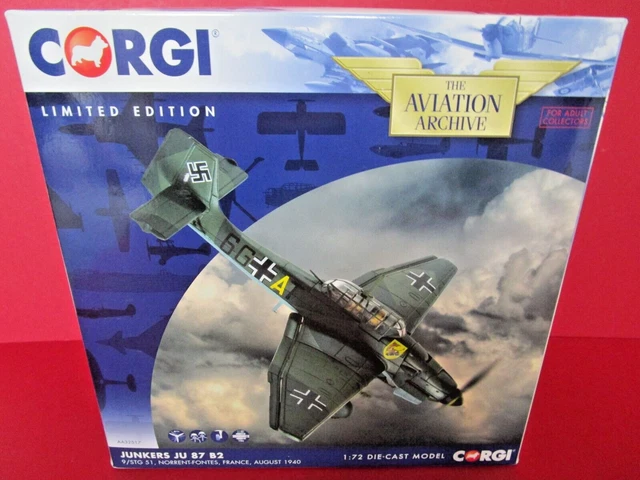 CORGI AVIAZIONE ARCHIVIO JUNKERS Ju52 /3MG7E UNGHERIA 1944 1/72