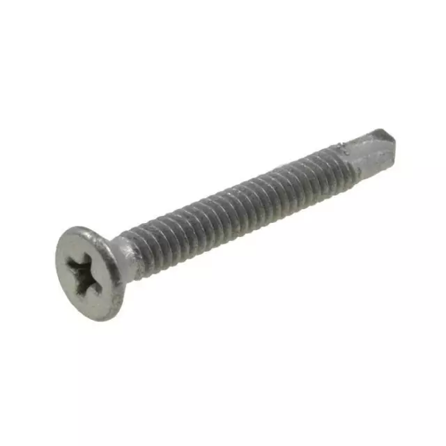 Galvanised Countersunk Phillips Metal Self Drilling Screw Tek Galv