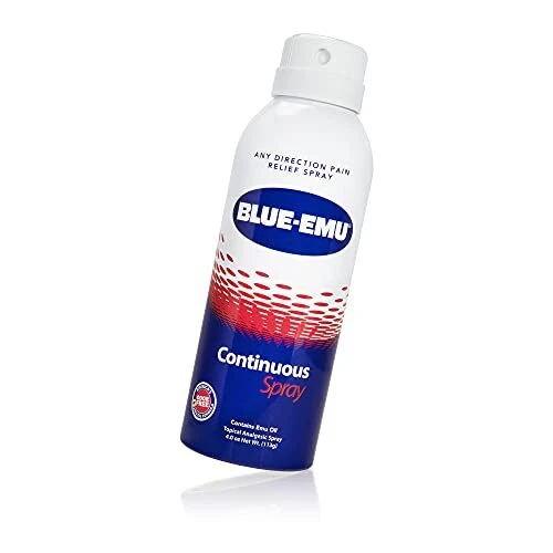 Blue-Emu Pain Relief Spray for Muscle Joint & Bruises Fast Drying Support w/ Em