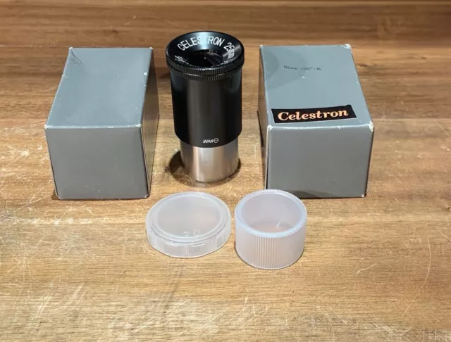 Celestron telescope cassegrain eyepiece C90 C5 Astro 25mm Kellner .965" w box Celestron telescope cassegrain eyepiece C90 C5 Astro 25mm Kellner .965" w box