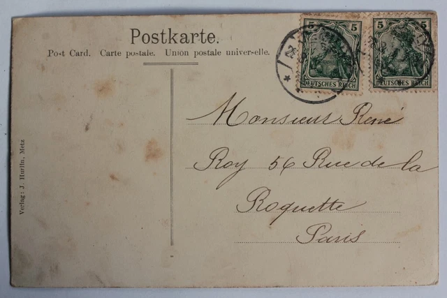 CPA Moselle Metz Place de Chambre et rue du Faisan Mercerie (58491) 3