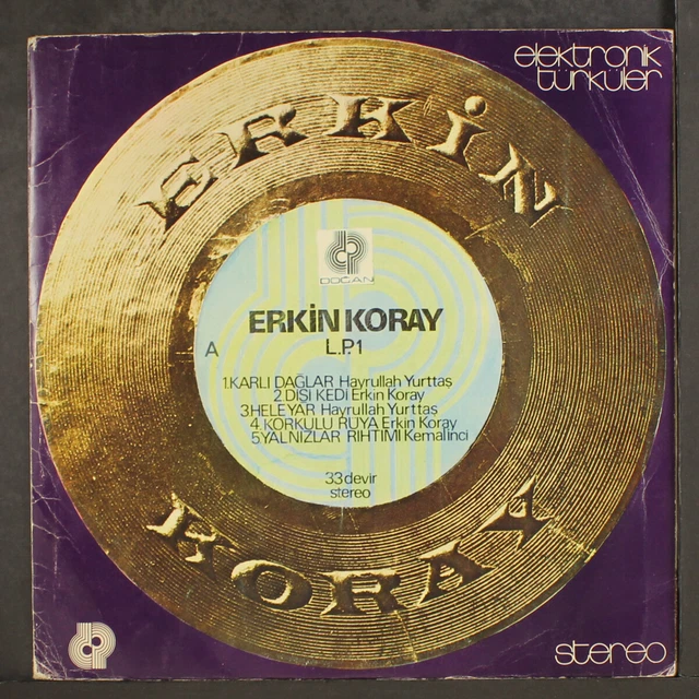 ERKIN KORAY: elektronic turkuler DOGAN PLAK 12" LP 33 RPM