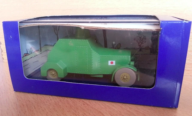 Voiture Metal Atlas Tintin - Taxi Rouge Renault NN N°46, Modèle Collection, Occasion Très Bon État