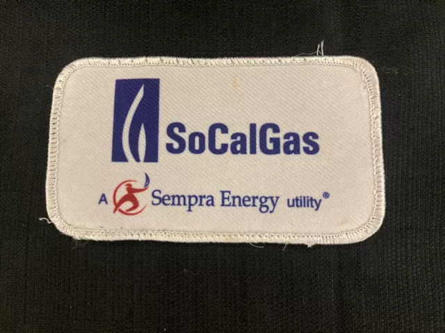 Vintage SoCalGas Patch Sew-On Sempra Energy