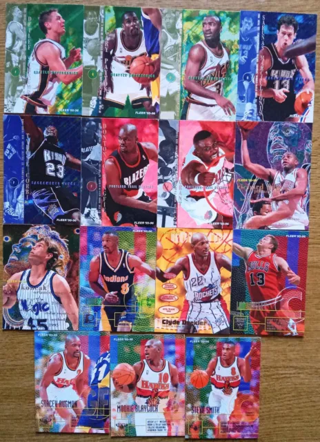 27 Cards Basket Usa Nba  Fleer 95-96