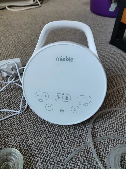 MINBIE HOSPITAL GRADE double breast pump and bottles 60.00