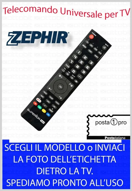 Telecomando Universale Per TV Telesystem – Compatibile Con TS7000, TS7900 HD, TS5600, TS9000 E Molti Altri – Programmazione Senza Codici