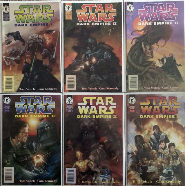 Star Wars Dark Empire II 2 #1-6 Complete Series Set 1994 Dark Horse Comics Lot