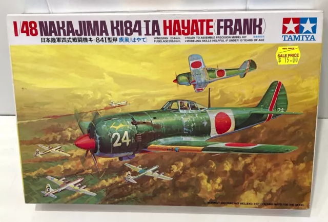 Tamiya 1:48 Scale Nakajima Ki84-IA Hayate (Frank) Fighter model kit