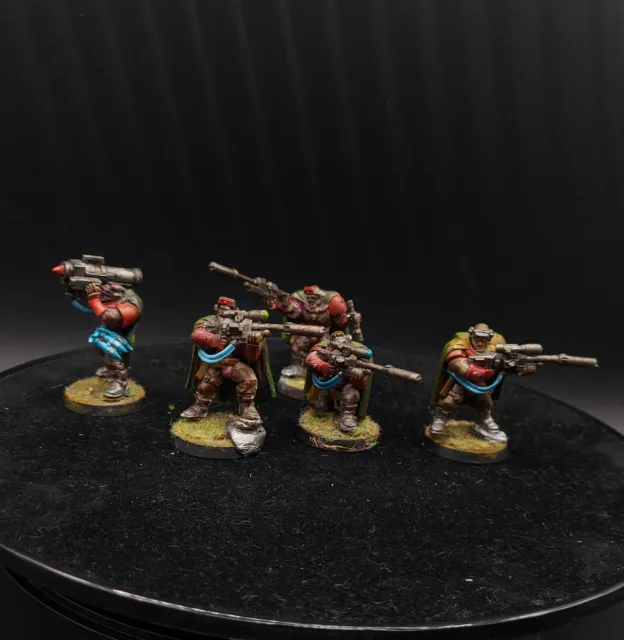 Pro Painted Warhammer 40k blood angel space marines scout squad ×5 GW