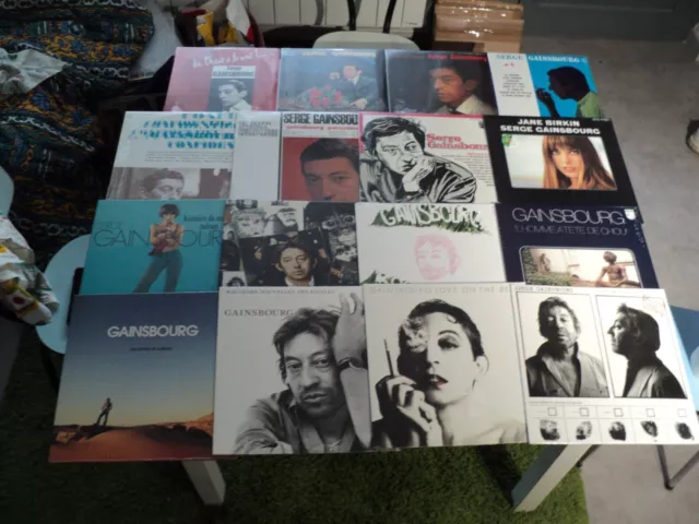 SERGE GAINSBOURG /LOT 16 ALBUMS NEUF/SCELLES NUMEROTES 2001 intégrale studio !!!