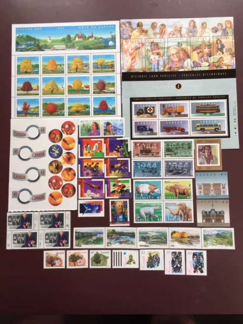 Canada Stamps - 1994  STAMPS OF CANADA ANNUAL COLLECTION   FULL YEAR(Jan to Dec)