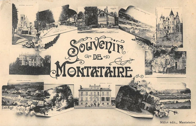 Cpa 60 Souvenir De Montataire