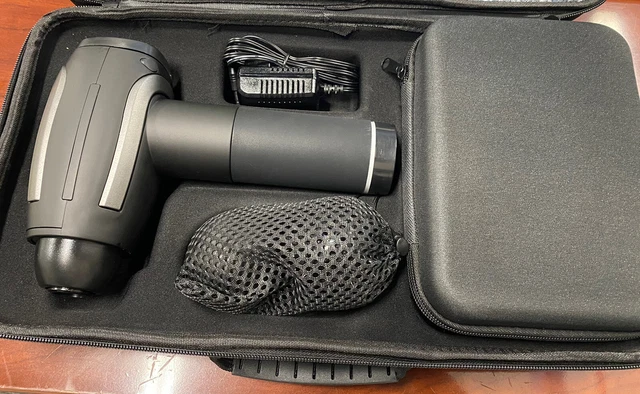Black 30 Speed Modes Deep Tissue Percussion Muscle Massage Gun NEW/OPEN BOX