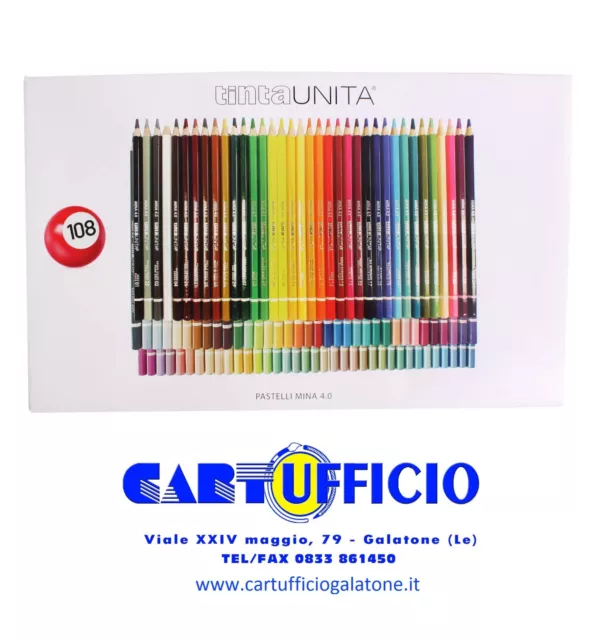 PASTELLI TINTA UNITA 4.0 Mina 4 mm in Magnetic Box da 108 Colori EUR 55,90  - PicClick IT