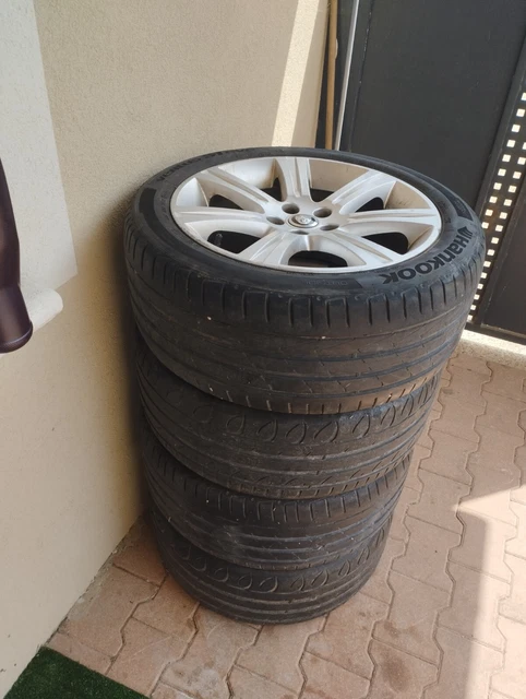 Jantes Porsche 18 Pouces Avec Pneus Continental - Occasion En Bon état, Quasi Neufs