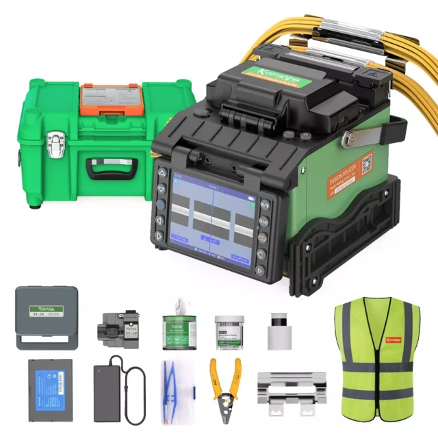 FTTH Komshine GX39 Fiber Optic Fusion Splicer Core Alignment Splicing Machine