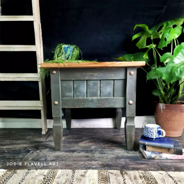 Hand Painted Rustic Farmhouse Coffee Table