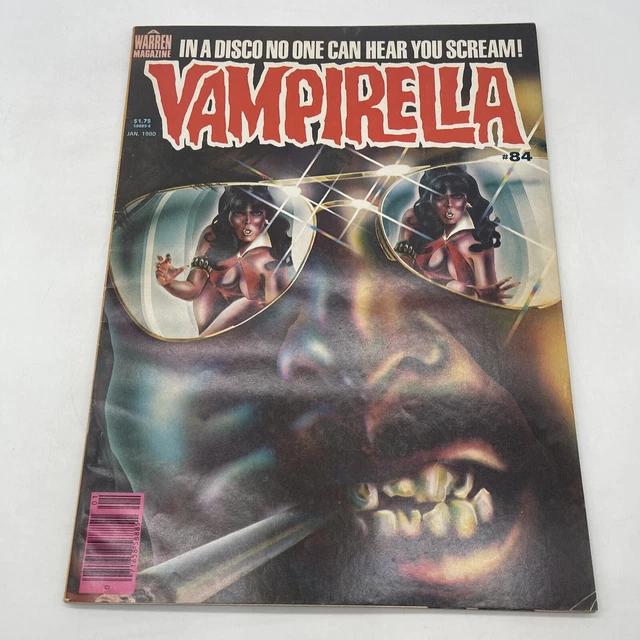 VAMPIRELLA #84 STEVE HARRIS AFRO DISCO TERROR COVER 1980 warren rudy nebres