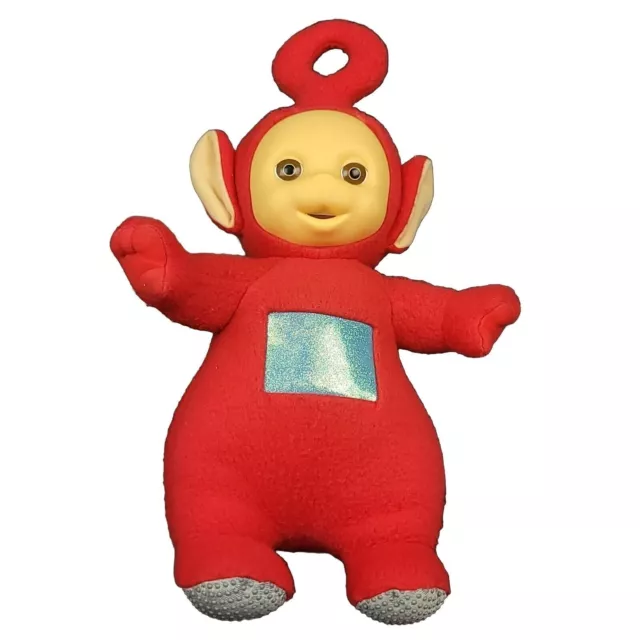 1998 Hasbro Playskool Teletubbies 15 Inch Talking Po Red Plush Toy Doll TESTED