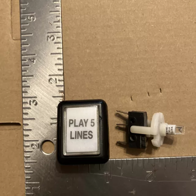Bally Evo Play 5 Lines Button With Bulb