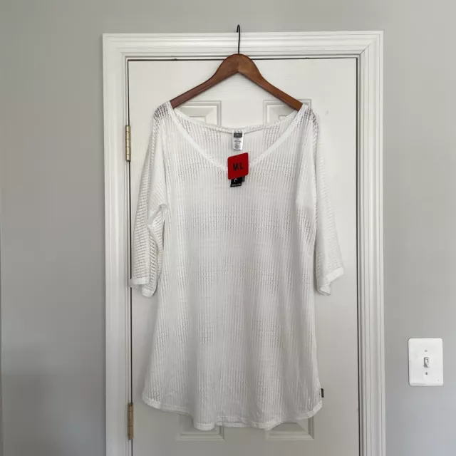 O’Neill White Swim Coverup Size M/L NWT