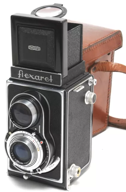 Vintage Meopta Flexaret III 120 rollfilm 6x6 TLR w. Mirar 3,5/80mm NOTTESTED
