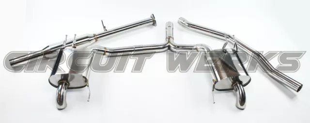 Circuit Werks Acura TLX V6 FWD Resonated Catback Exhaust System 2015-2017