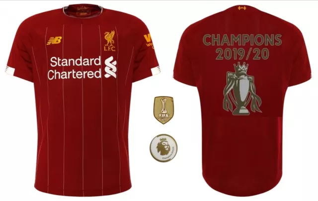 MAGLIA NEW BALANCE FC Liverpool Home PL WC I Premier League CHAMPIONS 2019 2020 EUR 299 95 PicClick IT