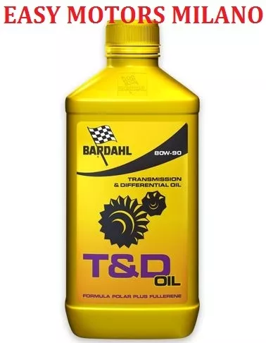 1Litro Olio Trasmissione  Bardahl T&D Sae 80W90 Formula Polar Plus Fullerene