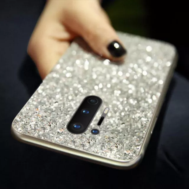 For One Plus 8 9 Pro 7 7T 6T 6 Glitter Electroplate Bumper Silicone Cover Case 2