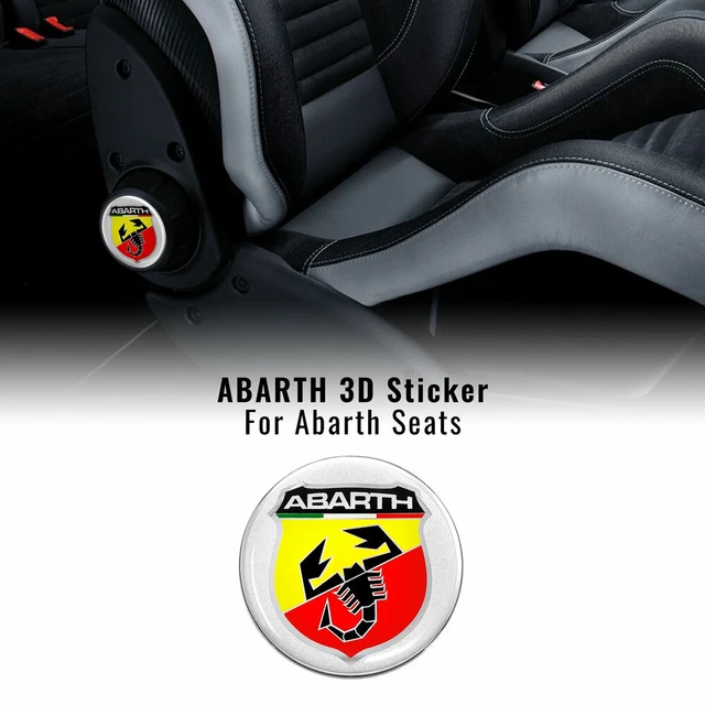 Abarth 3D-sticker – Officieel Logo, 69 X 75 Mm, Gemaakt In Italië, Met Holografisch Echtheidslabel