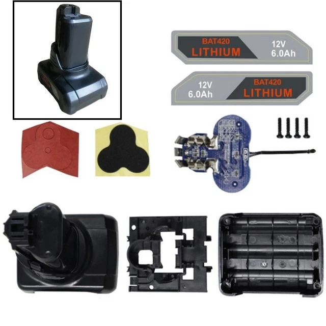 Plastique Étui Batterie Outils Carte PCB Protection Board Remplacement 6 Coeur