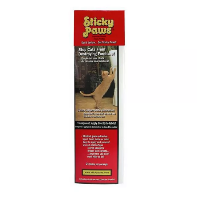 Sticky Paws Furniture Scratch Deterrent For Cats