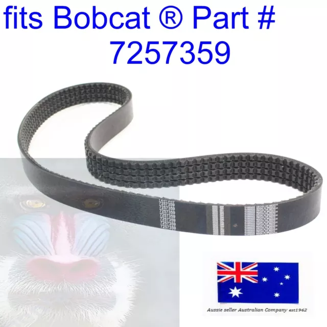 Bobcat Main Hydraulic Pump Drive Belt 7257359 OEM S510 S550 S590 S595 DOOSAN