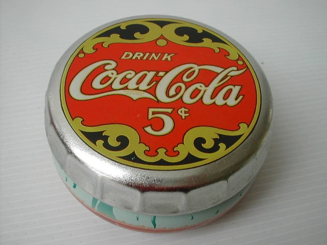 Boîte en métal style rétro Coca-Cola - rangement décoration