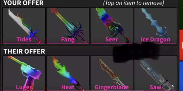 ROBLOX MURDER MYSTERY 2 MM2 Chroma Tides Godly Knife Fast Shipping! $12.99  - PicClick