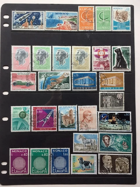 Collection Of Stamps Of Monaco.
