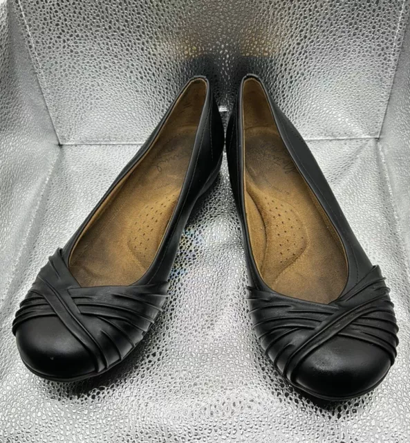 NATURAL SOUL BY Naturalizer Women's Shoes Flats Black 8 M US EUC $20.00 ...